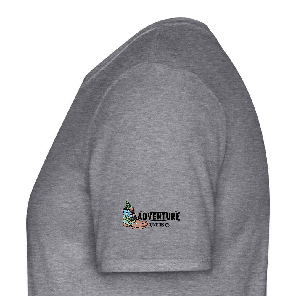 Men's Hiking & Walking  T-Shirt - graphite heather