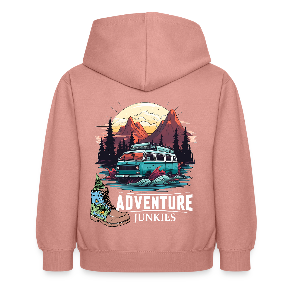 Children's Hoodie - dusky rose