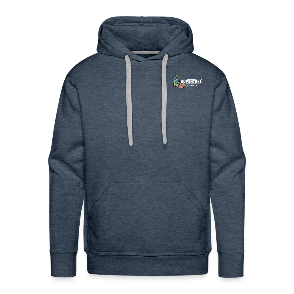 Men’s Premium Water Fun Hoodie - heather denim