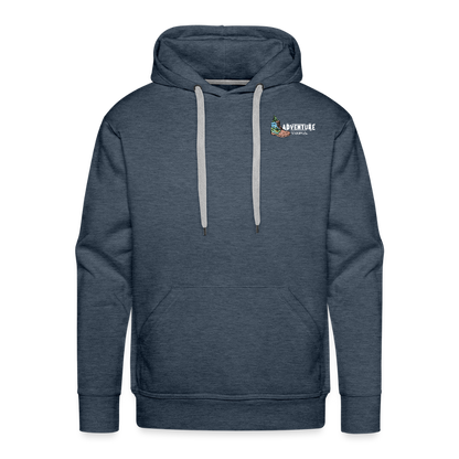 Men’s Premium Water Fun Hoodie - heather denim