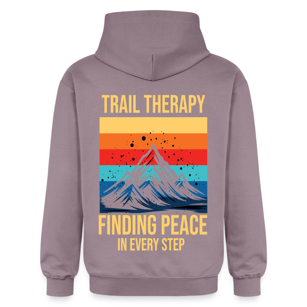Adult Unisex Midweight Hoodie - purple-grey 