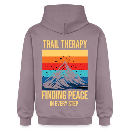Adult Unisex Midweight Hoodie - purple-grey 