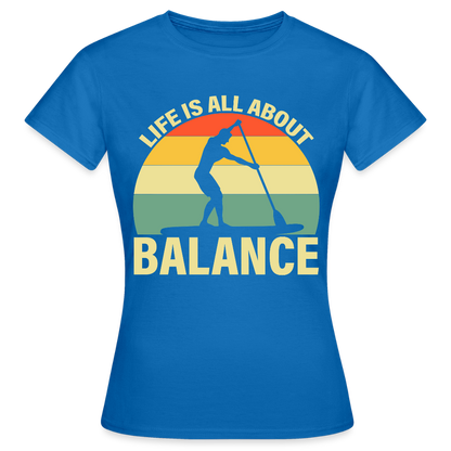 Women's Water Adventure T-Shirt - royal blue