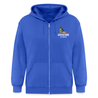 Unisex Heavyweight Hooded Jacket - royal blue