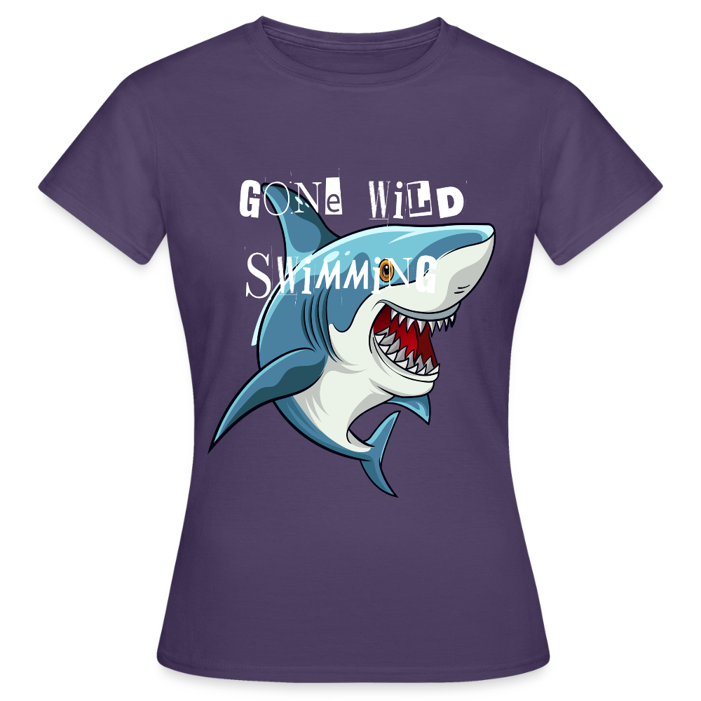 Women's Water Adventure T-Shirt - dark purple