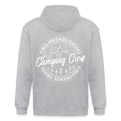 Unisex Heavyweight Hooded Jacket - heather grey