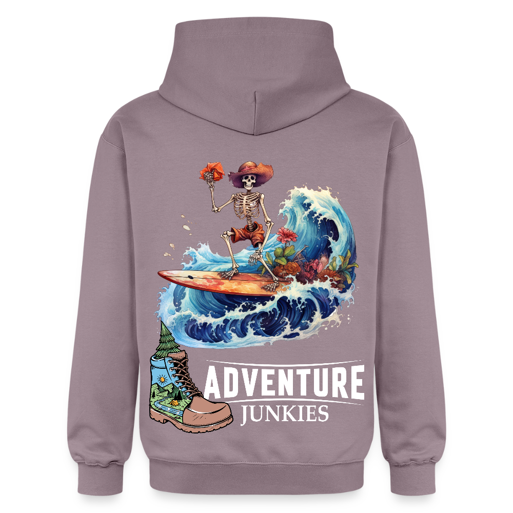 Adult Unisex  Midweight Hoodie - purple-grey 