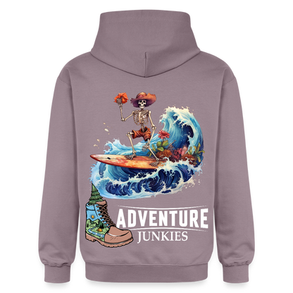 Adult Unisex  Midweight Hoodie - purple-grey 
