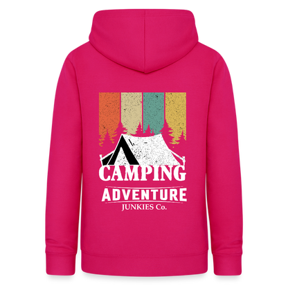 Women's Camping Hoodie - dark pink