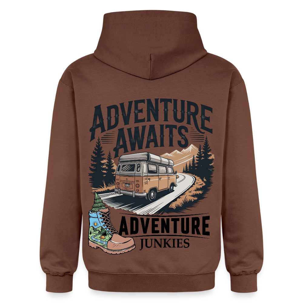 Unisex Midweight Hoodie - cocoa