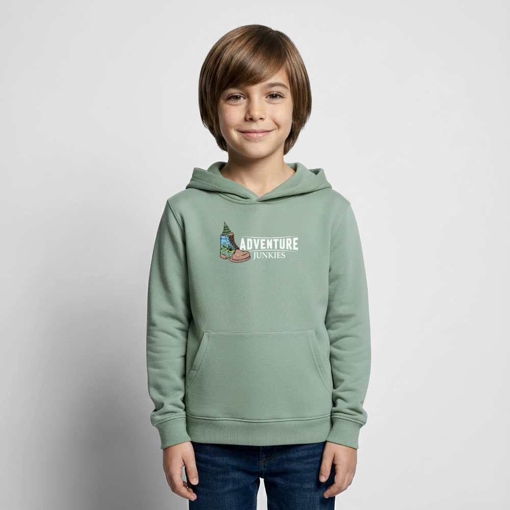 Children's Unisex  Hoodie - steel green