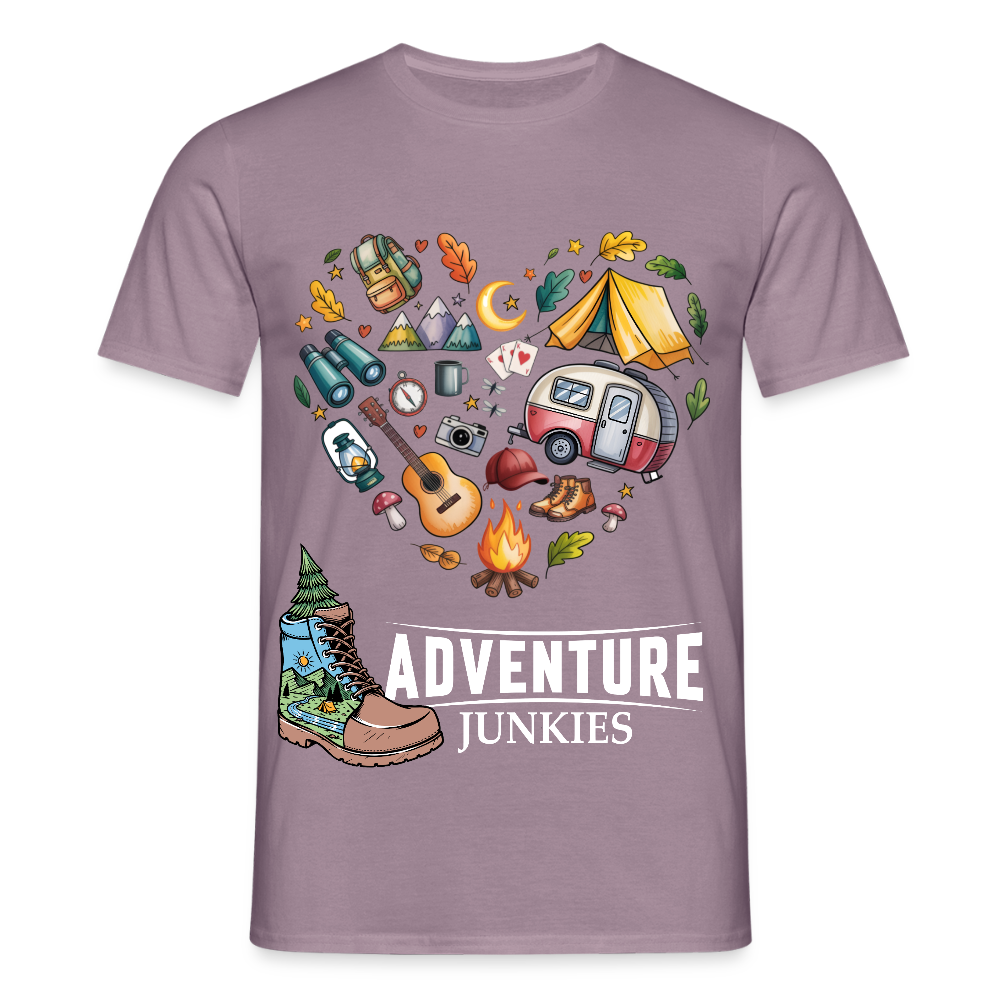 Men's T-Shirt - purple-grey 