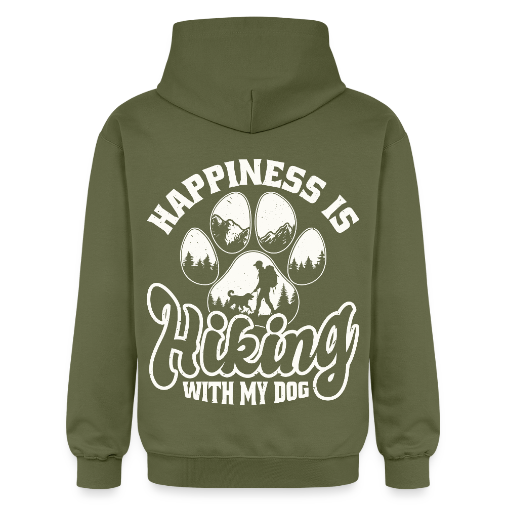 Adult  Unisex Midweight Hoodie - military green