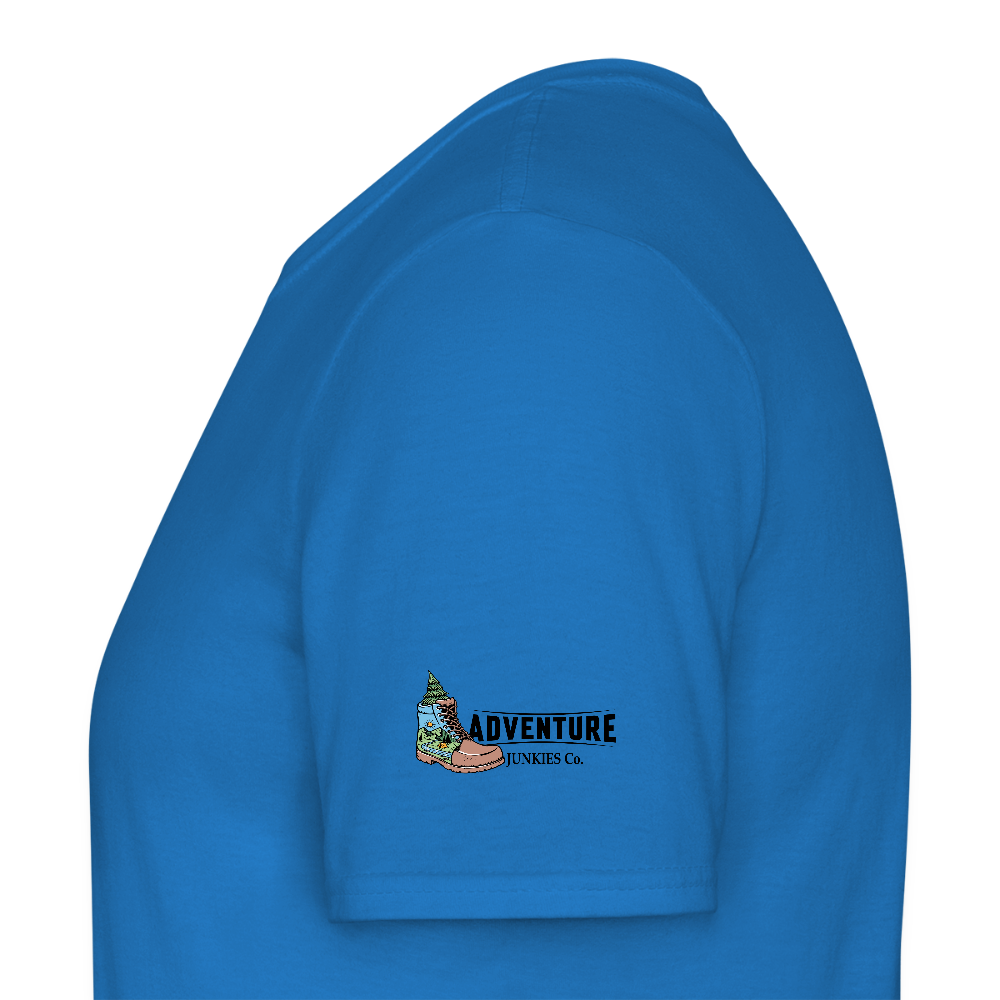 Men's Camping T-Shirt - royal blue