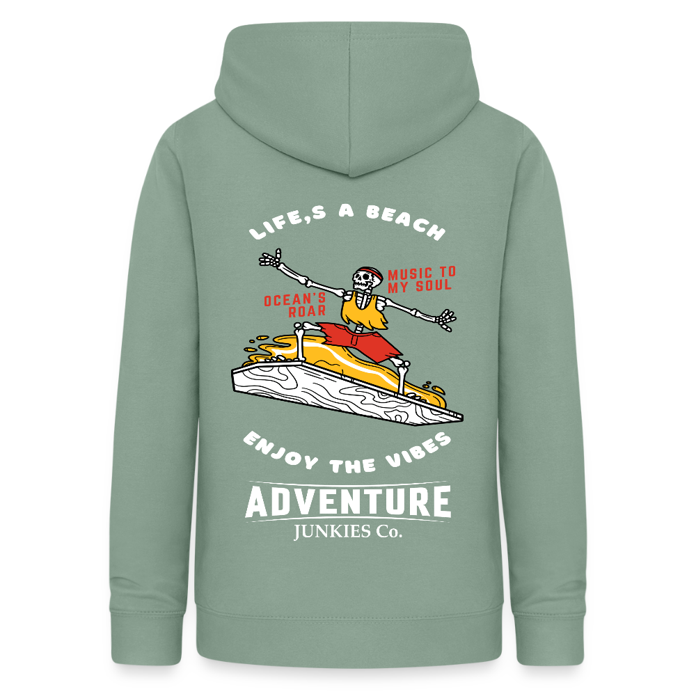 Women's Hoodie Water Adventure - steel green