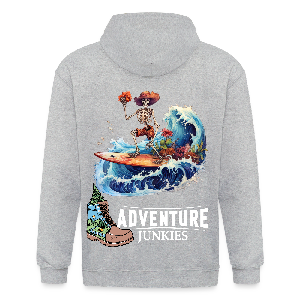 Adult Unisex Heavyweight Hooded Jacket - heather grey