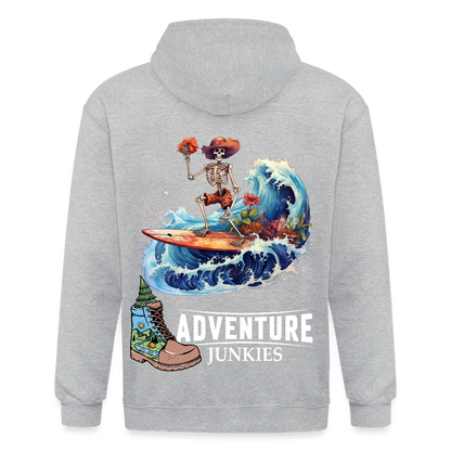 Adult Unisex Heavyweight Hooded Jacket - heather grey