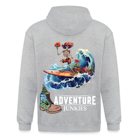 Adult Unisex Heavyweight Hooded Jacket - heather grey