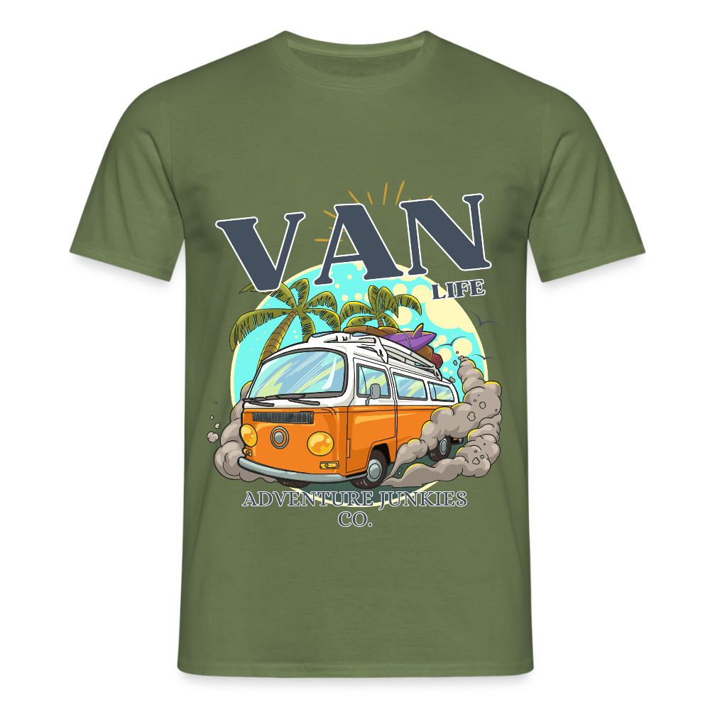 Men's  Camping T-Shirt - military green