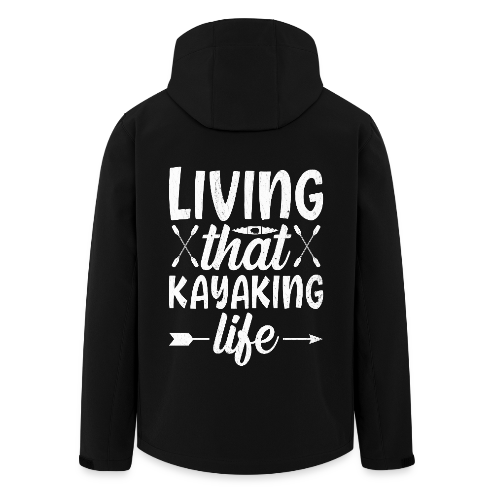 Unisex Recycled Softshell Jacket THE DISCOVERER - black
