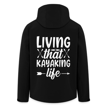 Unisex Recycled Softshell Jacket THE DISCOVERER - black