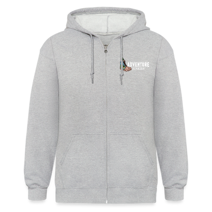 Unisex Heavyweight Hooded Jacket - heather grey
