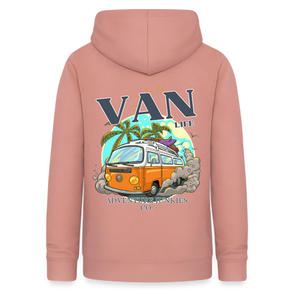 Women's Camping Hoodie - dusky rose