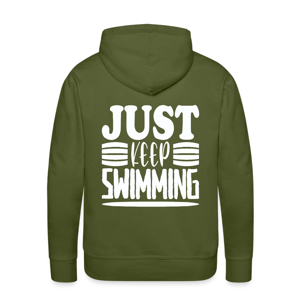 Men’s Premium Water Fun Hoodie - olive green