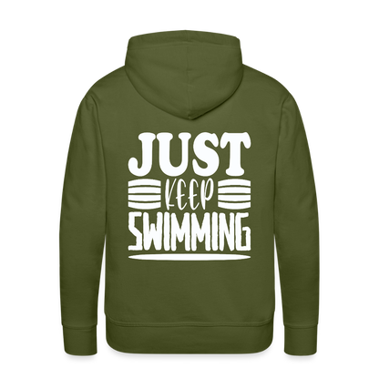 Men’s Premium Water Fun Hoodie - olive green