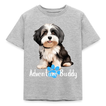 Children's T-Shirt  {Customise Breed & Paw } - heather grey