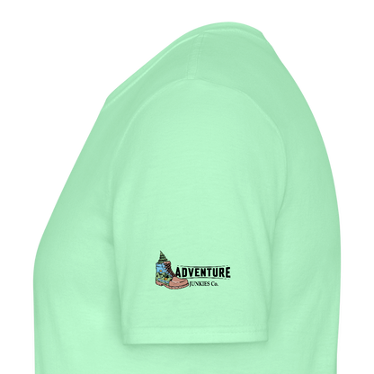 Men's Camping T-Shirt - mint green