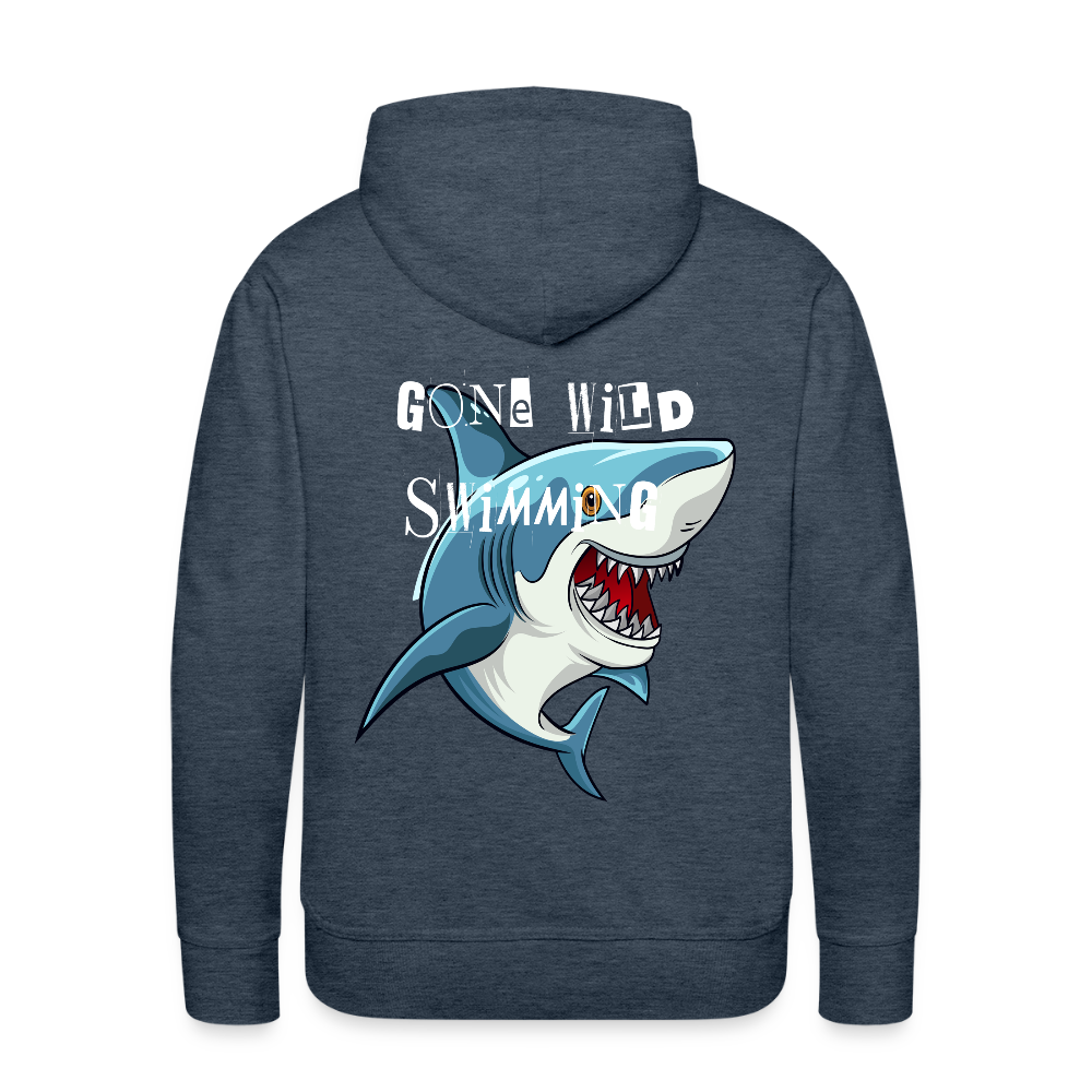 Men’s Premium Water Fun Hoodie - heather denim