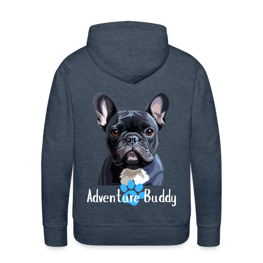 Men’s Premium Pet Hoodie - heather denim