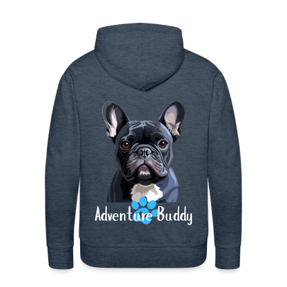 Men’s Premium Pet Hoodie - heather denim