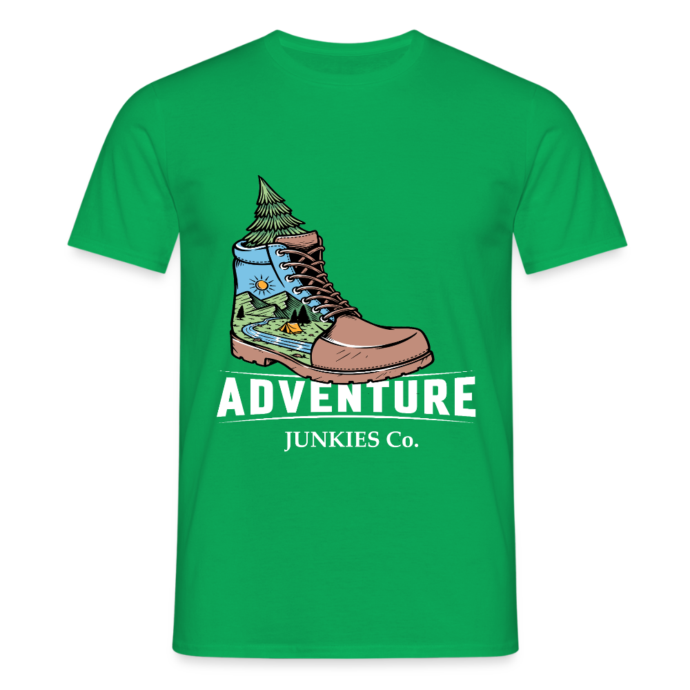 Men's Camping T-Shirt - kelly green