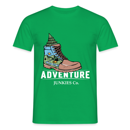 Men's Camping T-Shirt - kelly green