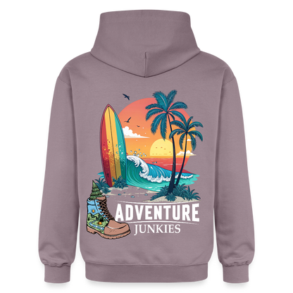 Adult Unisex  Midweight Hoodie - purple-grey 