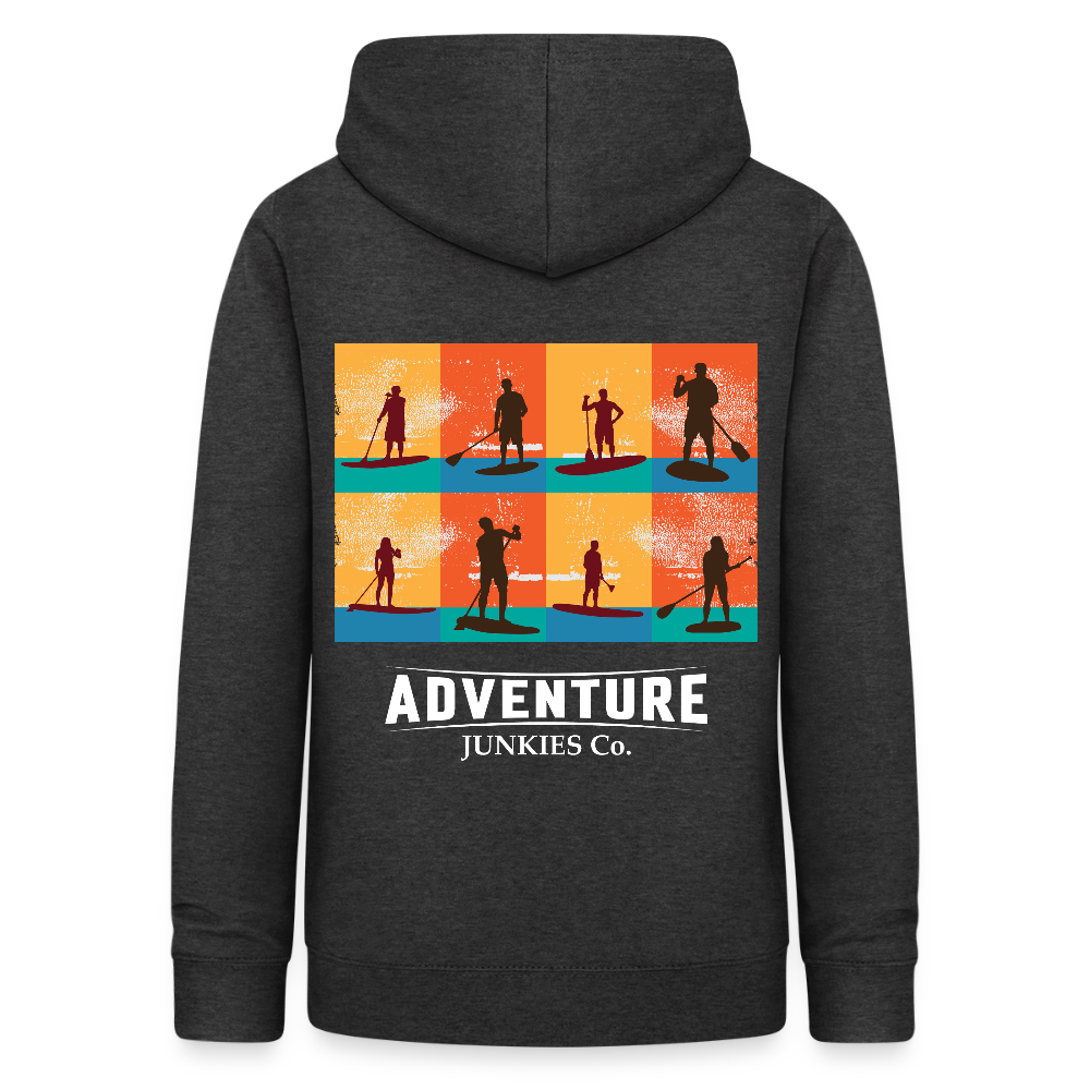 Women's Hoodie Water Adventures - charcoal grey
