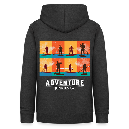 Women's Hoodie Water Adventures - charcoal grey