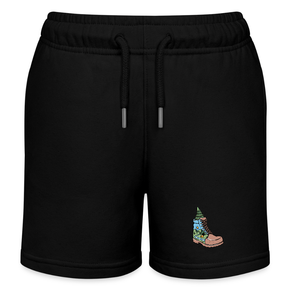 Children's  Organic Jogging Shorts - black