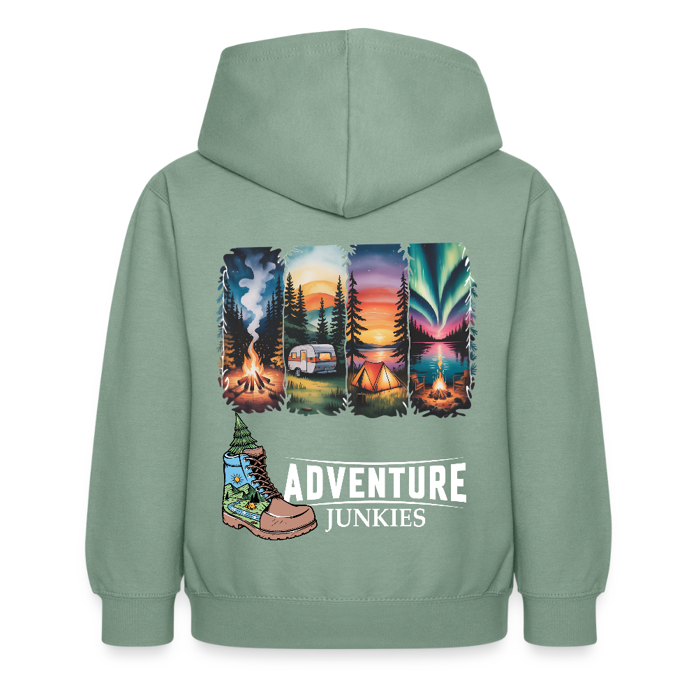 Children's Hoodie - steel green
