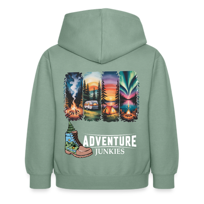 Children's Hoodie - steel green