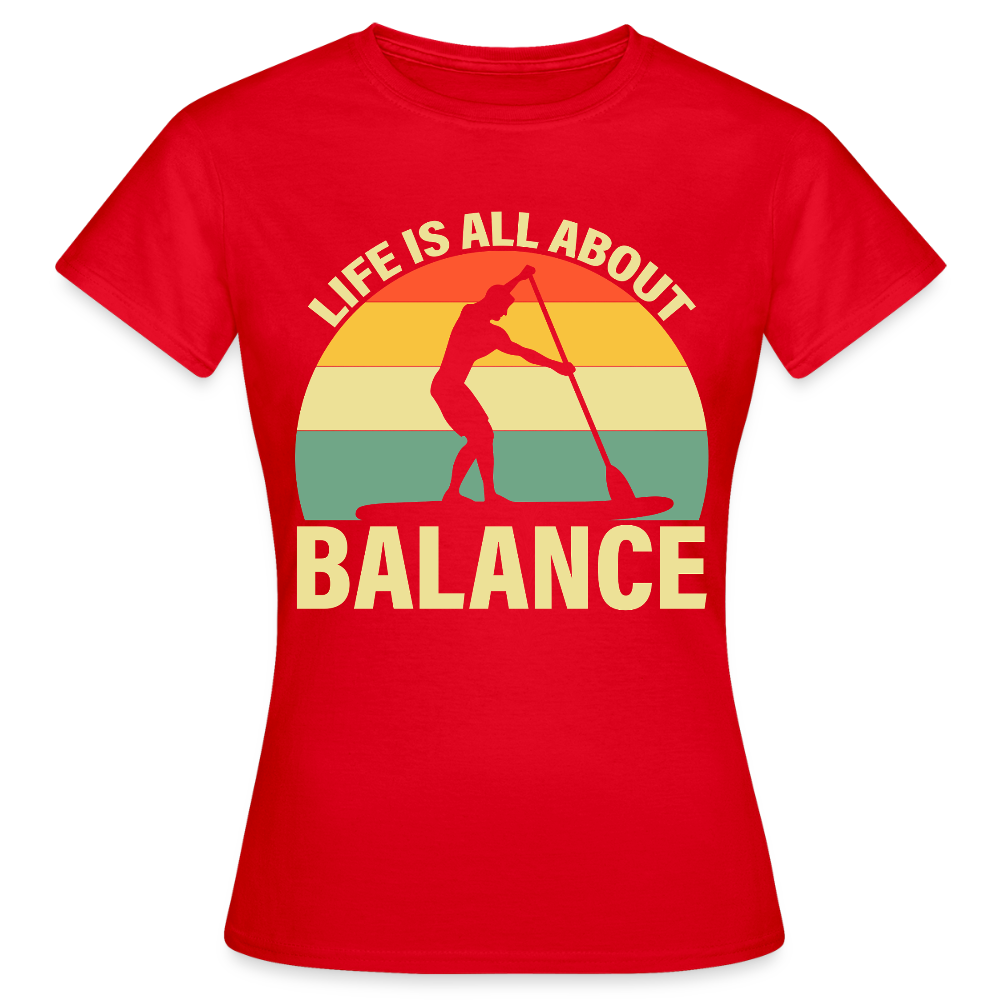 Women's Water Adventure T-Shirt - red