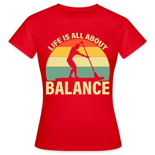 Women's Water Adventure T-Shirt - red