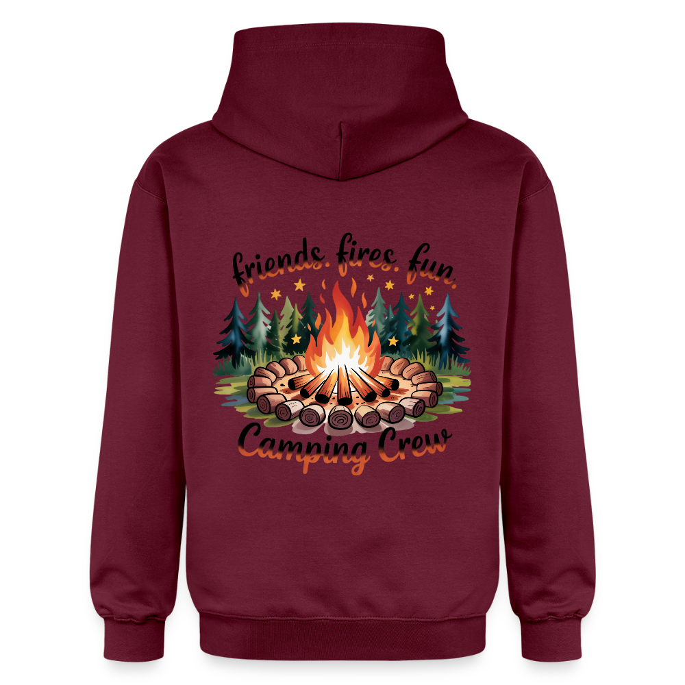 Unisex Midweight Hoodie - maroon