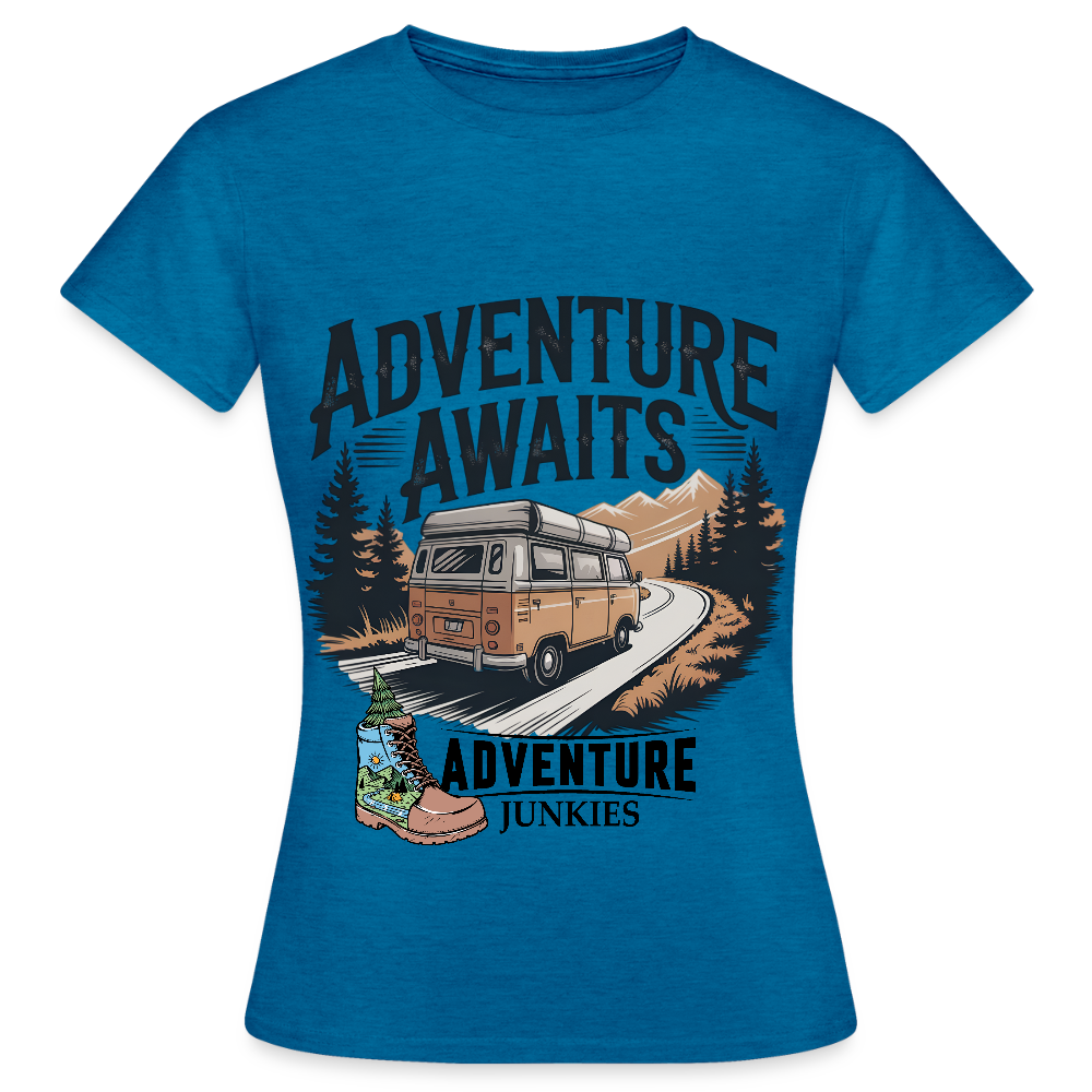 Women's T-Shirt - antique blue sapphire heather
