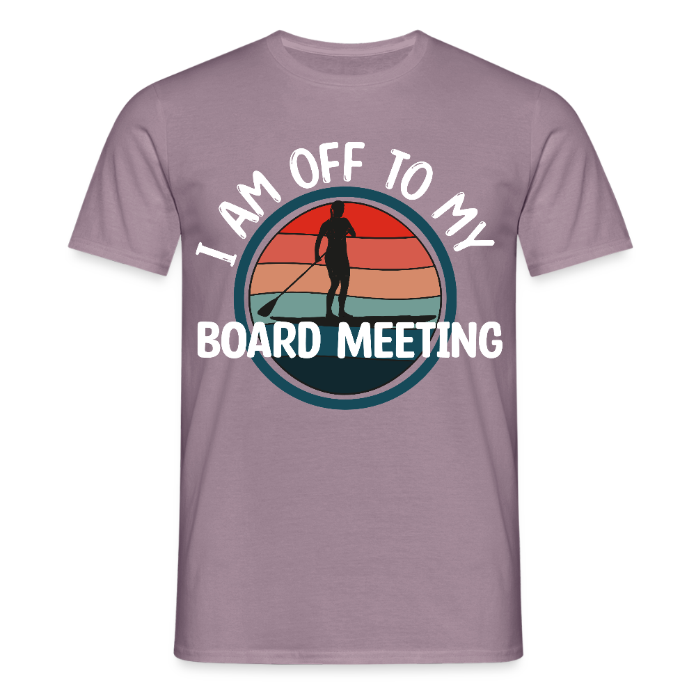 Men's T-Shirt - purple-grey 