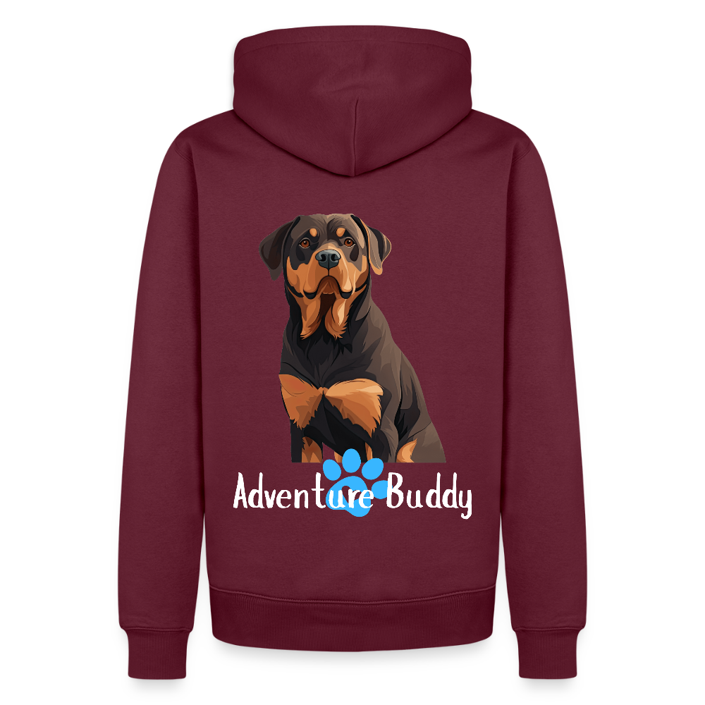 Men’s Premium pet Hoodie - burgundy