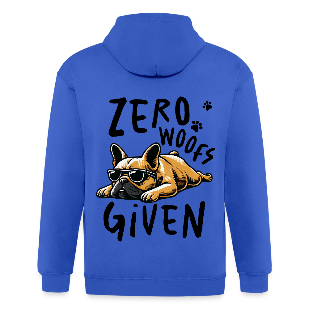 Adult Unisex Heavyweight Hooded Jacket - royal blue