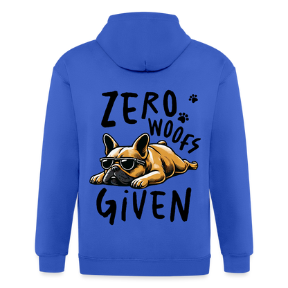 Adult Unisex Heavyweight Hooded Jacket - royal blue